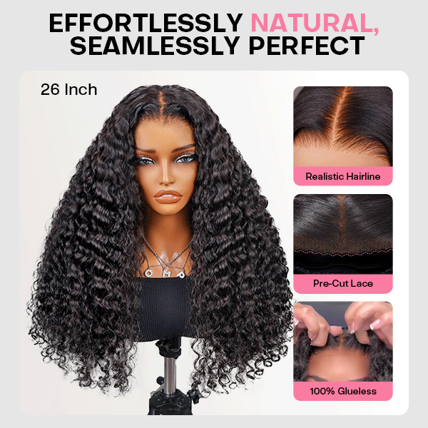 Voluminous & Bouncy Burmese Curly  M-Cap 9x6 Draw-strings Wear Go Wig Bleached Knots Glueless Wig