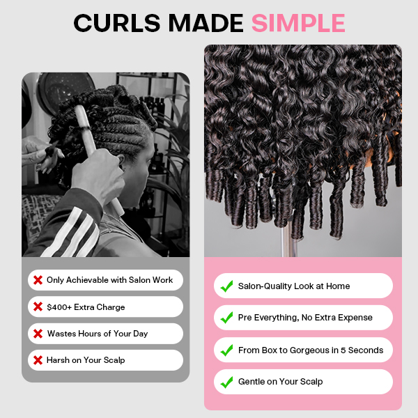 Voluminous & Bouncy Burmese Curly  M-Cap 9x6 Draw-strings Wear Go Wig Bleached Knots Glueless Wig