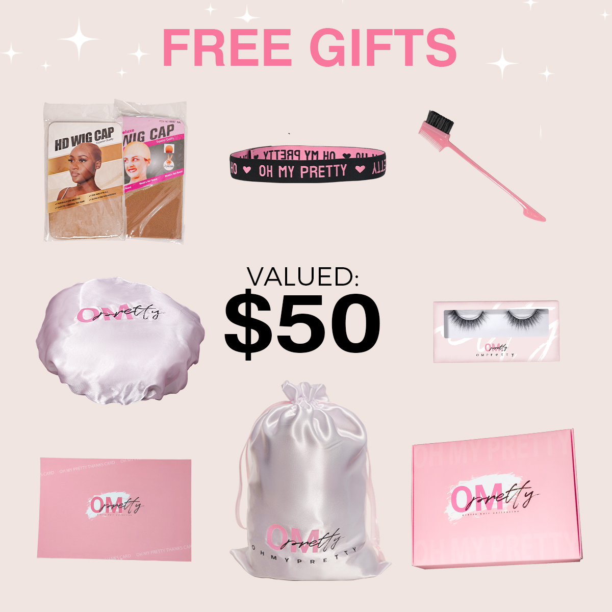 OhMyPretty Glueless Layered Cut Straight Wear Go 6x4 Lace Wigs Pre-Plucked Hairline Pre-Cut Lace Tiny Knots 100% Human Hair