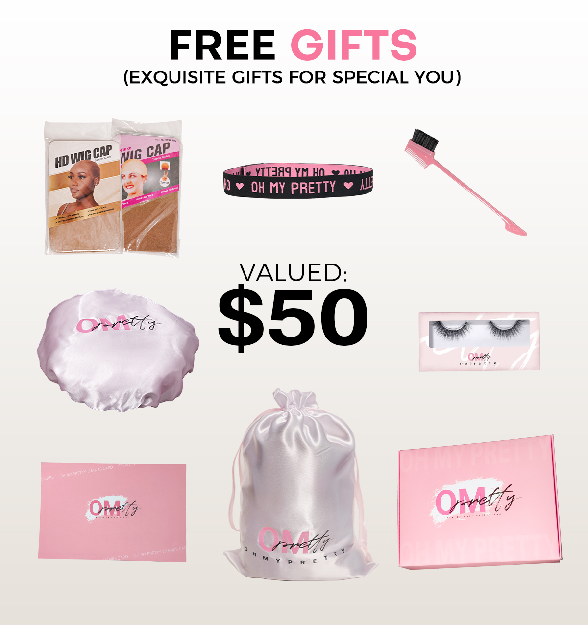 OhMyPretty Glueless Water Wave Wear Go 7x5 Lace Wig With Pre-plucked Edges Super Pre-bleached Knots Secure 3D Dome Cap