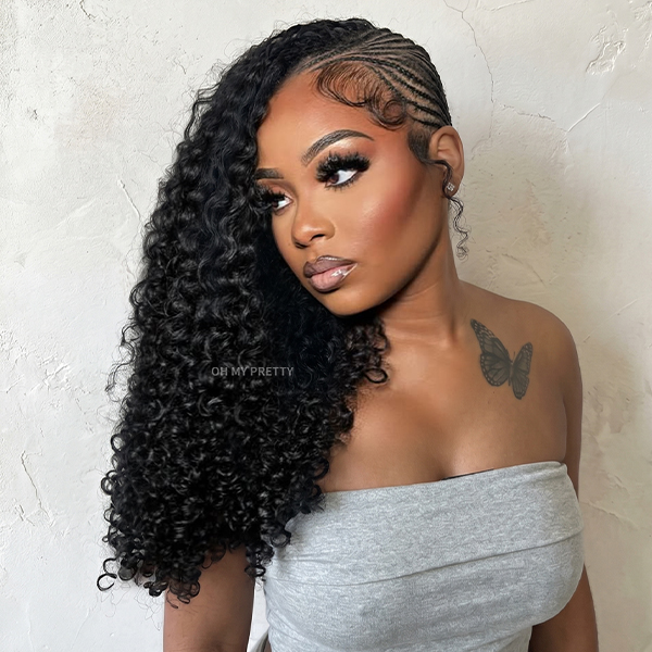 Burmese Curly Crochet Human Hair for Natural Boho Braids Miracle Knots Ready Time-Saving Pre-Separated Tangle Free