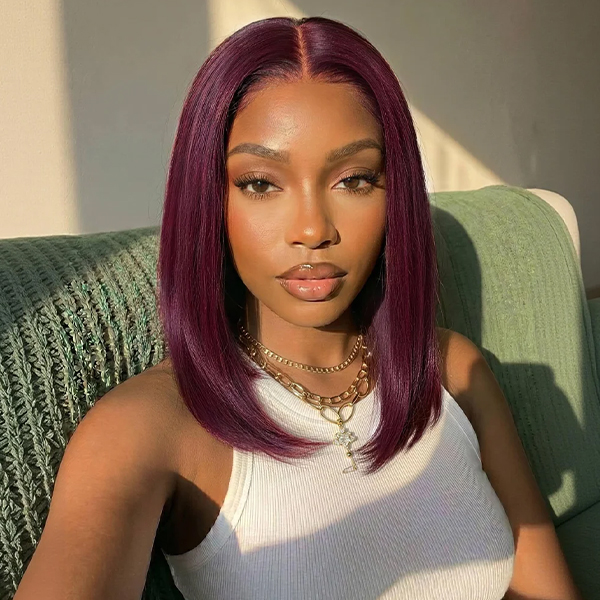 Burgundy 99J Straight/Burmese Curly/Water Wave Wigs Glueless Wear Go Wig 13x4 Lace Front Wig Fall Color Wig Flash Sale 