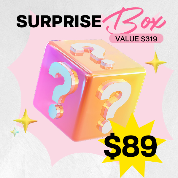 OMpretty $89 Surprise Box - Hot Glueless Wigs include 18" 7x5 Lace Wear Go Wig VALUE $319