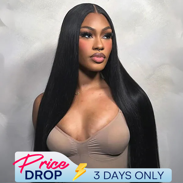 Luxury Wear Go 13x6 Silky Straight Glueless Wig HD Lace Front Wig With Invisi Draw-strings