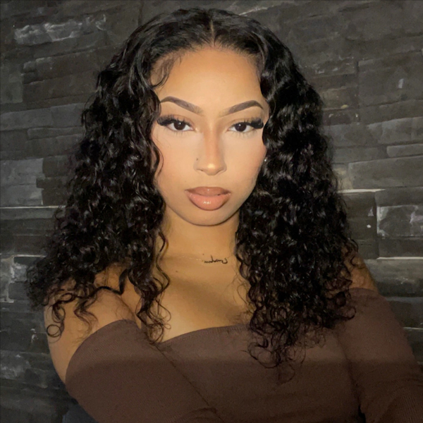 OhMyPretty Water Wave M-Cap 9x6 Wear Go Glueless Wig Short Bob Wig Mini Knots