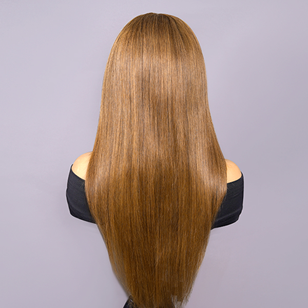 OhMyPretty Glueless Layered Cut Straight Wear Go 6x4 HD Lace Wigs Pre-Plucked Hairline Pre-Cut HD Lace Tiny Knots 100% Human Hair