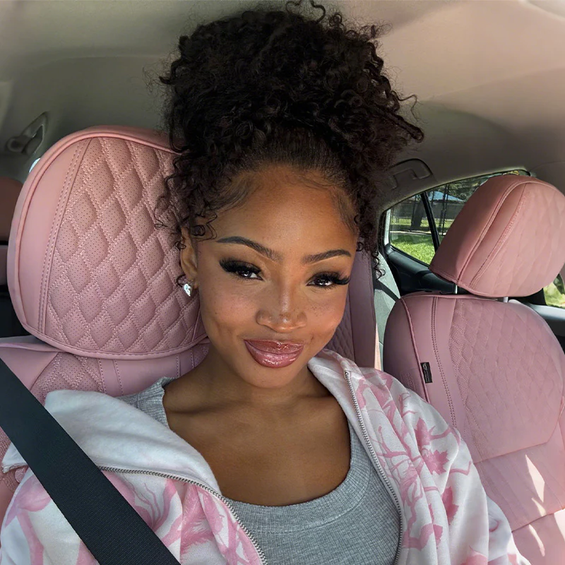 OhMyPretty Burmese Curly Drawstring Ponytail With InvisiFit Strap 100% Human Hair Extension