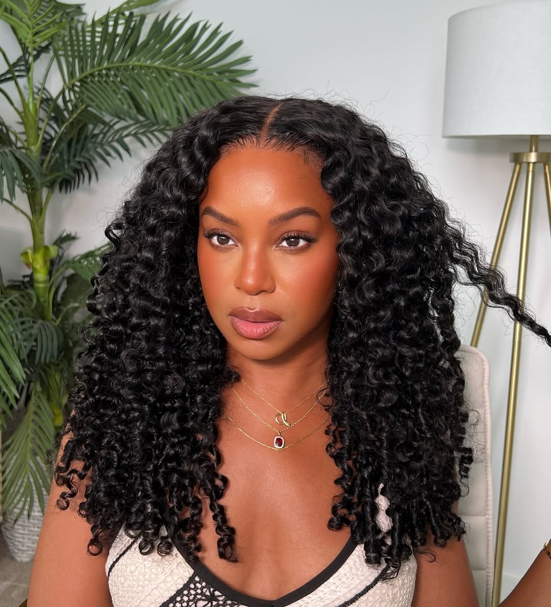 Voluminous & Bouncy Burmese Curly  M-Cap 9x6 Draw-strings Wear Go Wig Bleached Knots Glueless Wig