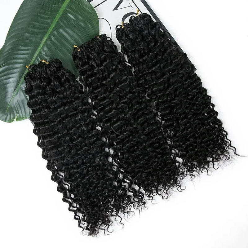 Water Wave Crochet Human Hair for Natural Boho Braids Miracle Knots Ready Time-Saving Pre-Separated Tangle Free