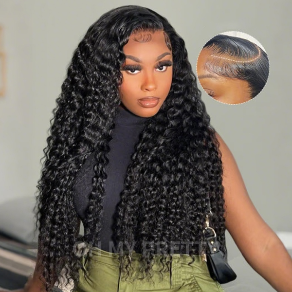 Deep Wave Human Hair Wig 13*6 Lace Front Wig