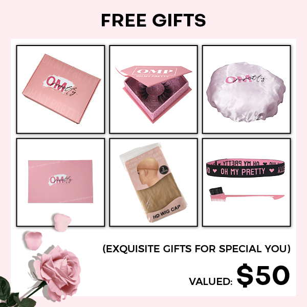 OhMyPretty Glueless 613 Straight Wear Go 6x4 HD Lace Wig With Pre-plucked Edges