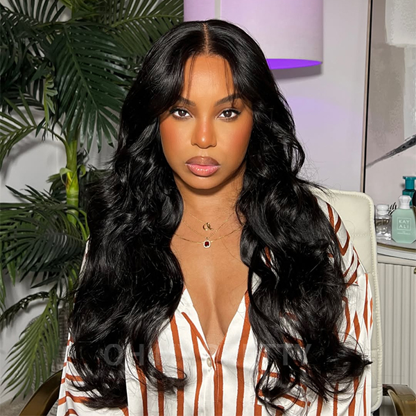 250 density body wave layered m cap wig