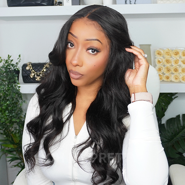body wave 9x6 lace wig layered