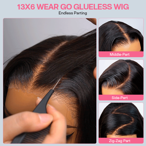 New In Luxury Wear Go 13x6 Kinky Curly Glueless Wig HD Lace Front Wig Real Ear To Ear With Invisi Draw-string Wig 250% Density