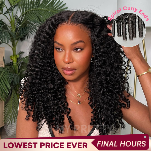 Voluminous & Bouncy Burmese Curly  M-Cap 9x6 Draw-strings Wear Go Wig Bleached Knots Glueless Wig