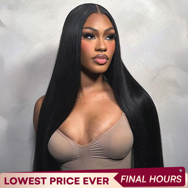 Luxury Wear Go 13x6 Silky Straight Glueless Wig HD Lace Front Wig With Invisi Draw-strings