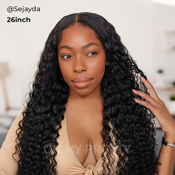 Water Wave Human Hair Wig 13*6 Lace Front Wig