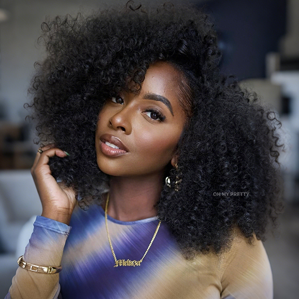 Afro Curly Crochet Human Hair for Natural Boho Braids Miracle Knots Ready Time-Saving Pre-Separated Tangle Free