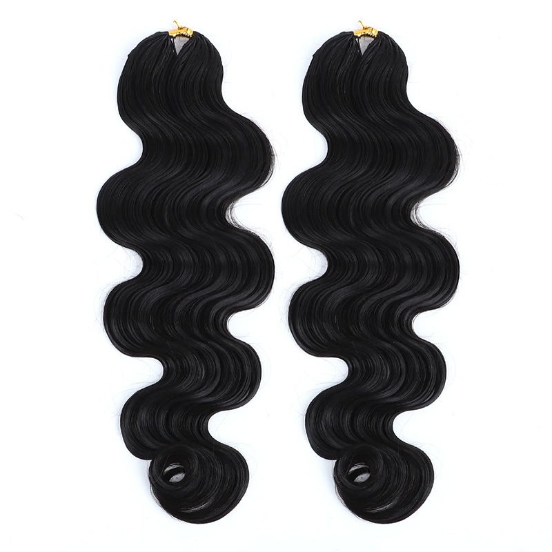 Body Wave Crochet Human Hair for Natural Boho Braids Miracle Knots Ready Time-Saving Pre-Separated Tangle Free