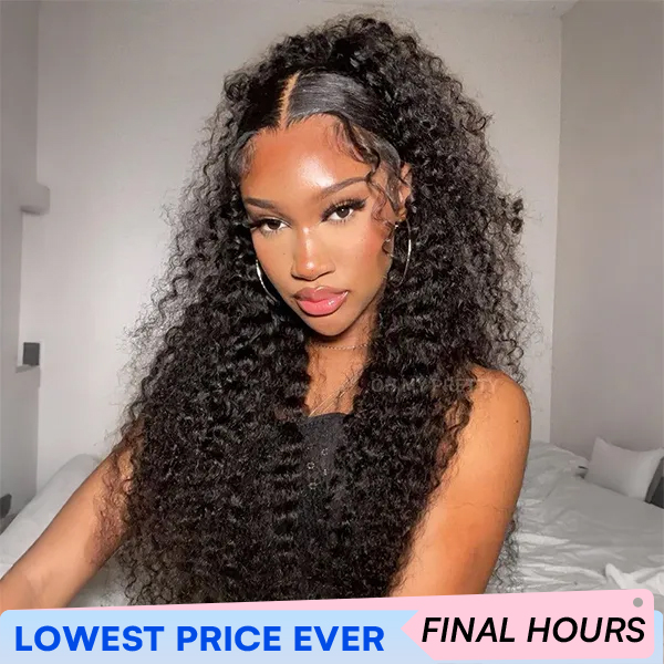 Luxury Wear Go 13x6 Water Wave Glueless Wig HD Lace Front Wig Real Ear To Ear With Invisi Draw-string Wig