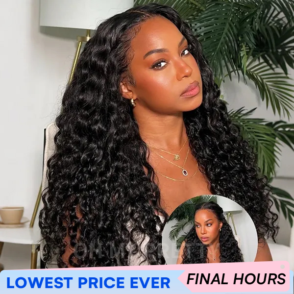 Luxury Wear Go 13x6 Deep Wave Glueless Wig HD Lace Front Wig Real Ear To Ear With Invisi Draw-string Wig