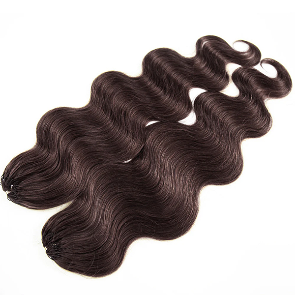 #4 Chocolate Brown Body Wave Crochet Human Hair Pre-Separated for Boho Braids & Miracle Knots Tangle Free & Reusable
