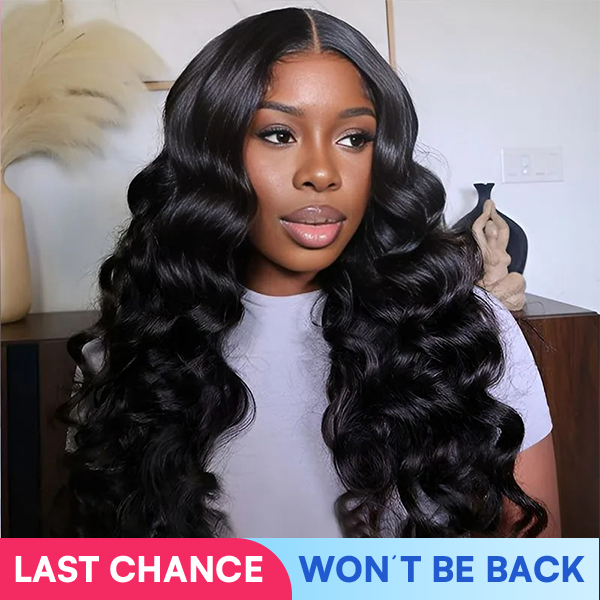 OhMyPretty Wear Go Glueless 9x6 Lace Ocean Wave Wig M Cap Pre-Bleached Tiny Knots Pre-Plucked Natural Hairline Wig 100% Human Hair