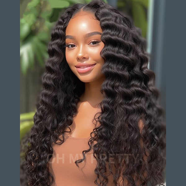 180 density deep wave v part wig