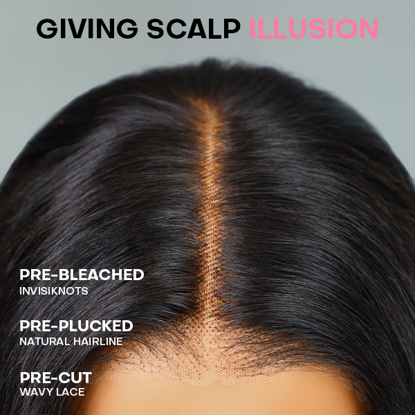 yaki straight layered bob wig t part wig natural hairline