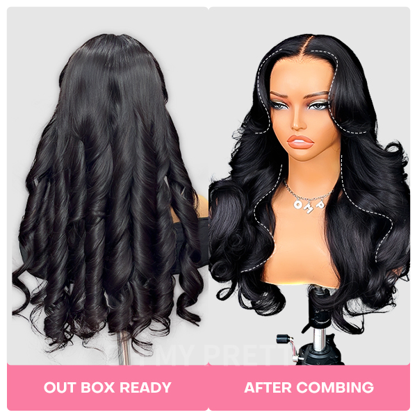 body wave m cap wear go glueless layered wigs