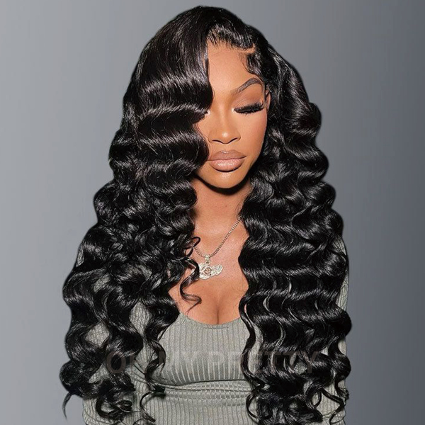 OhMyPretty Loose Deep 13x4 Lace Front Wig with Pre-plucked Edges
