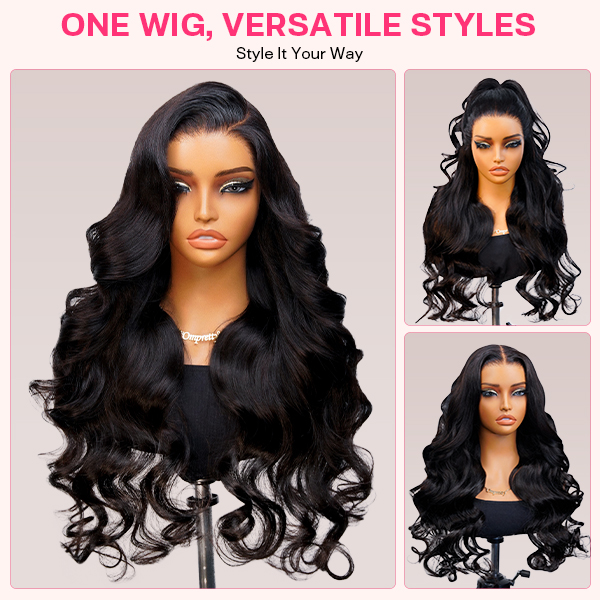 Luxury Wear Go 13x6 Body Wave Glueless Wig HD Lace Front Wig With Invisi Draw-strings