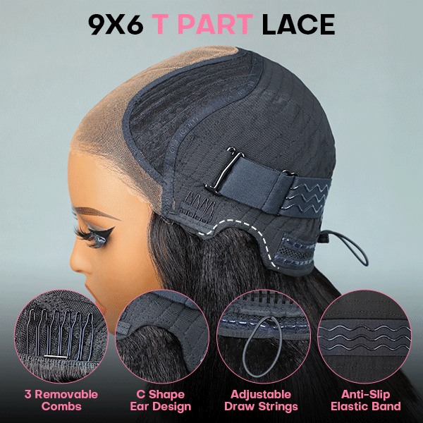 Voluminous & Bouncy Burmese Curly  M-Cap 9x6 Draw-strings Wear Go Wig Bleached Knots Glueless Wig