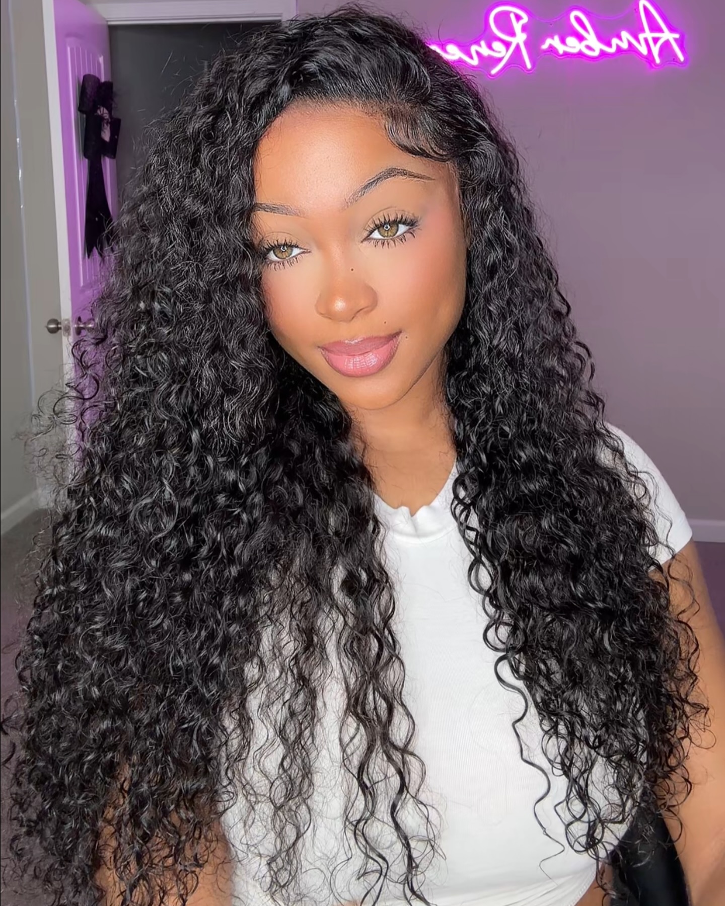 22inch 360 Water Wave Invisi Draw Strings Wear Go Glueless Pre-Bleached And Pre-Cut Lace Human Hair Wig Clearance Sale