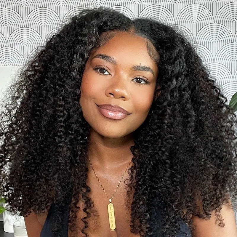 Kinky Curly Crochet Human Hair for Natural Boho Braids Miracle Knots Ready Time-Saving Pre-Separated Tangle Free