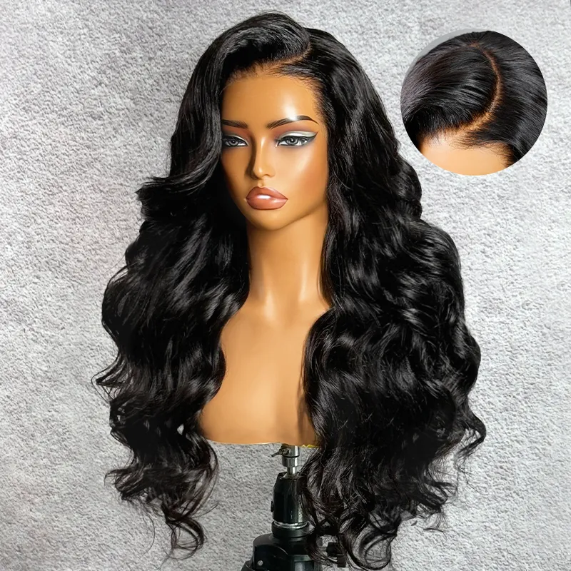 Wear Go 13x6 Body Wave Glueless Wig HD Lace Front Wig With Invisi Draw-strings
