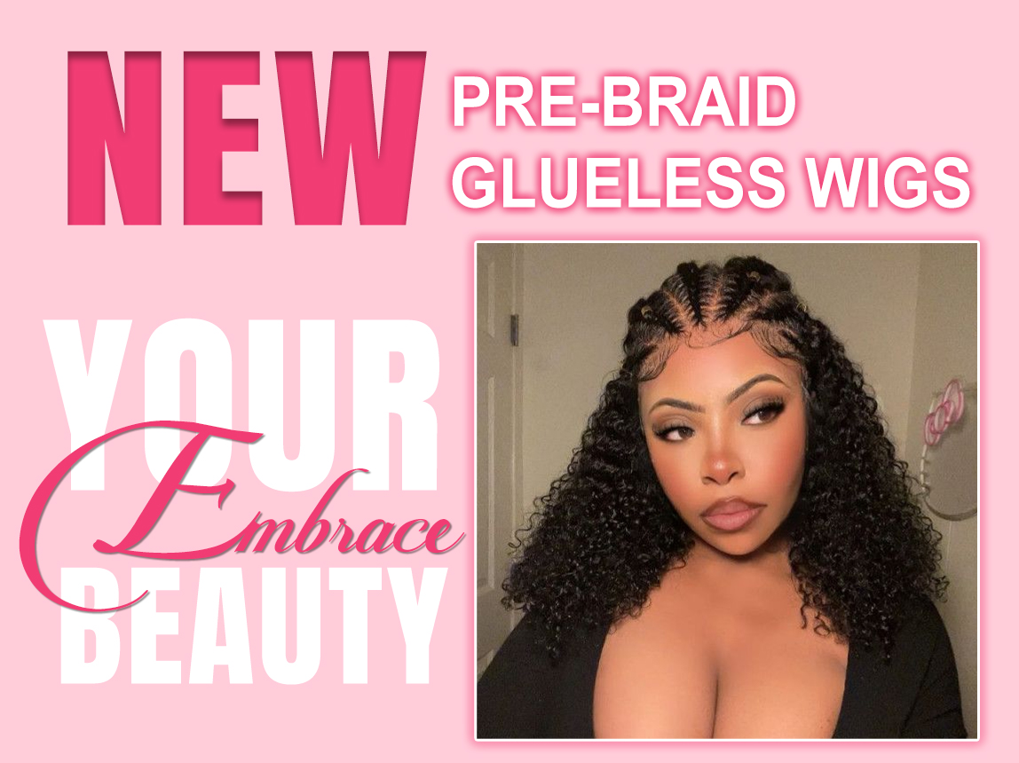 glueless braid wig