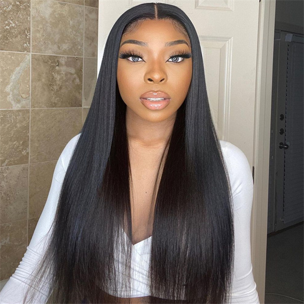 Straight Human Hair Wig 5*5 Lace Closure Wig