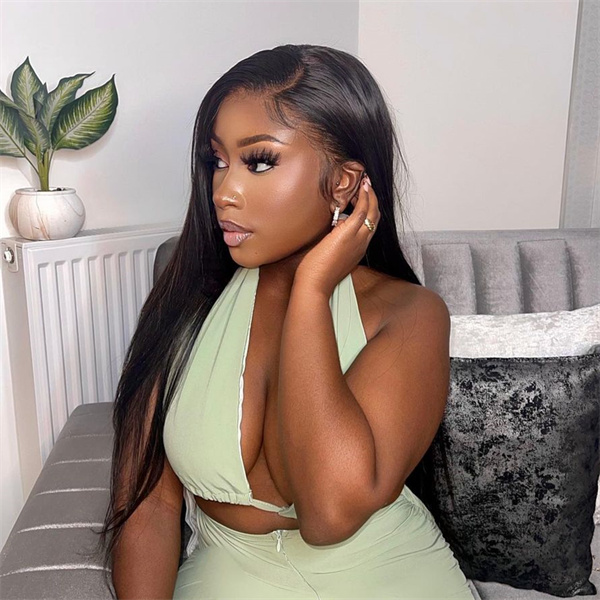 Straight Human Hair 13*6 Lace Front Wig