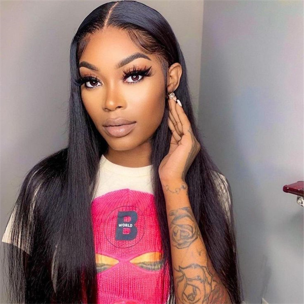 Straight Human Hair Full Lace Wig