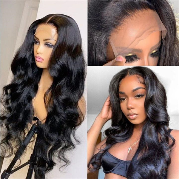 OhMyPretty Body Wave  4*4  Lace Closure Wig with Pre-plucked Edges