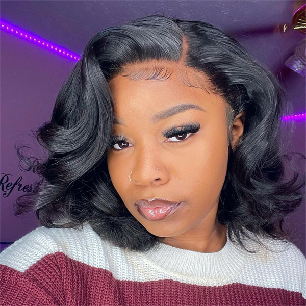 Body Wave Bob Wig Bob Human Hair Lace Front Wigs