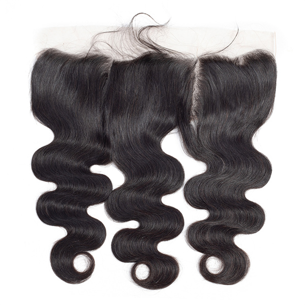 Body Wave Hair 13*4 Lace Frontal with 3 Bundles