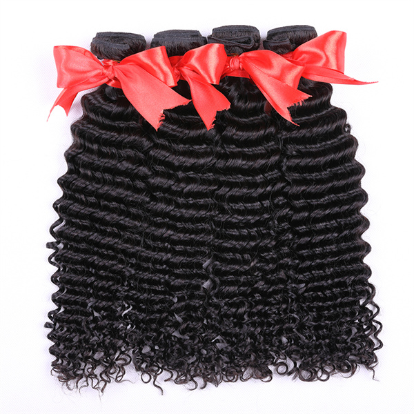 OhMyPretty Deep Curly Virgin Human Hair 4 Bundles