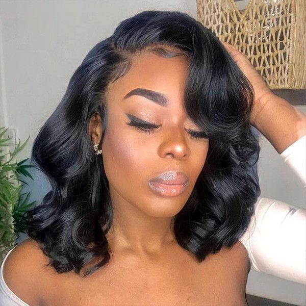 Short Body Wave Bob Wig Bob Human Hair Lace Wigs