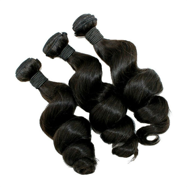 Loose Wave Hair 4*4 Lace Closure with 3 Bundles