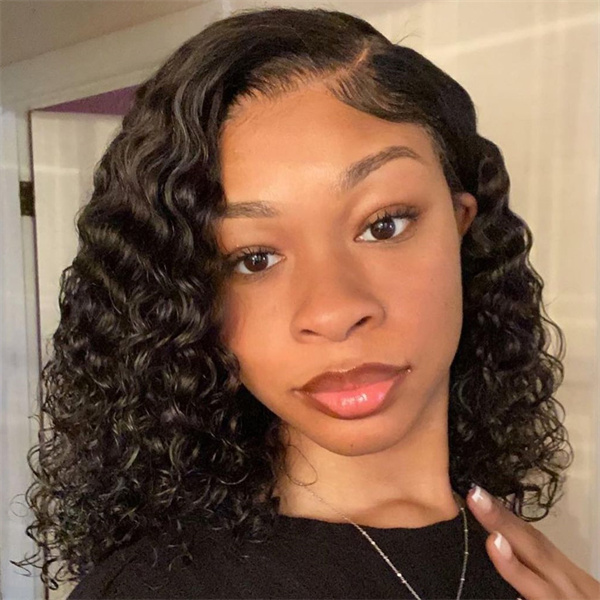 Water Wave Human Hair Wig 5*5 Lace Closure Wig